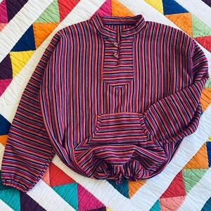 Colorful Peruvian‎ Textile Top